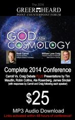 Picture of God and Cosmology Complete Conference Greer Heard 2014 (MP3-Download)