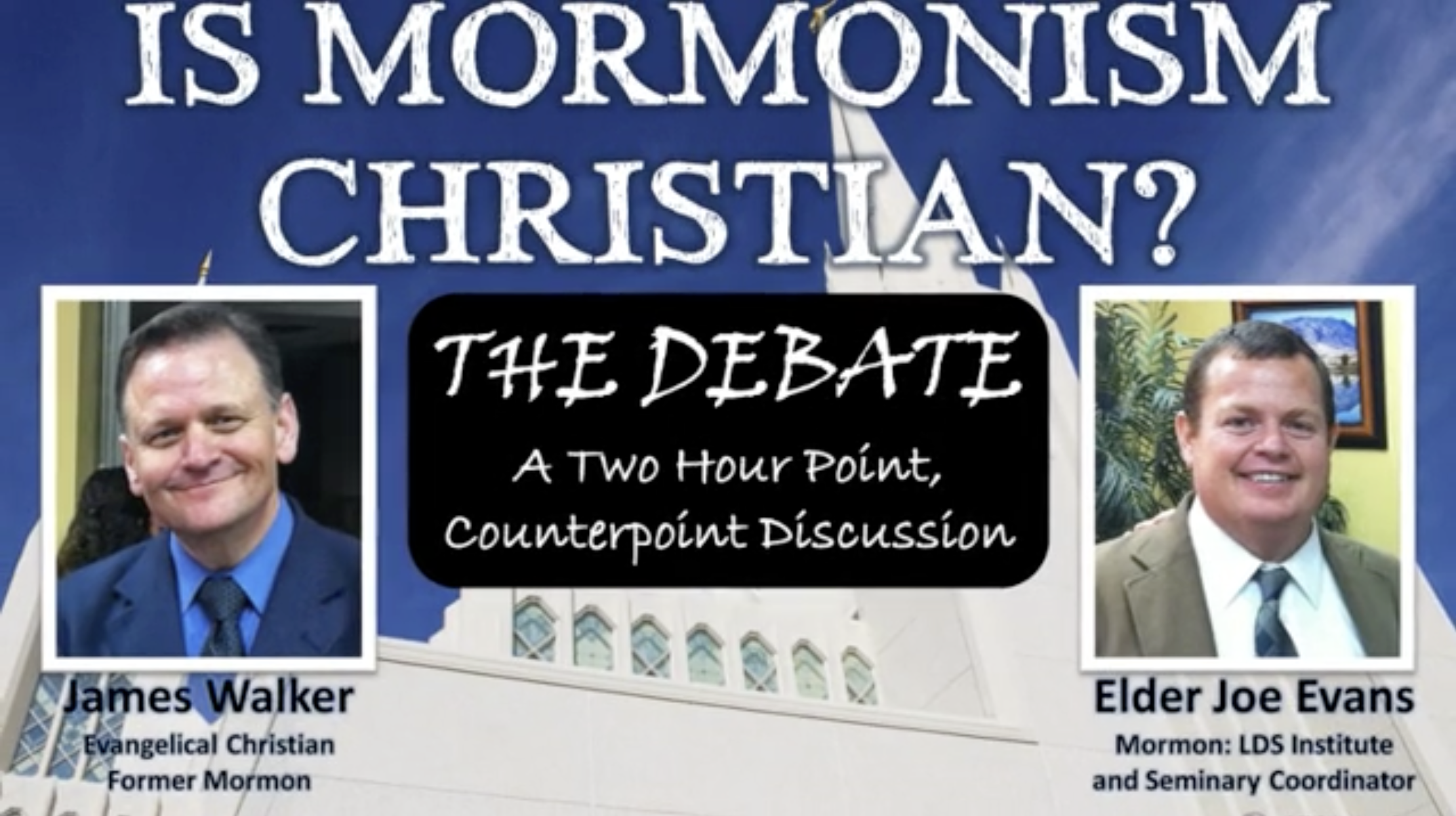 James K. Walker debate with Joe Evans